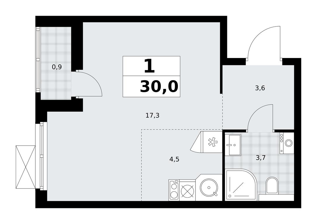 Apartment Sale, 30平方米 at Buninskie Kvartaly, Akademika Semyonova Street, 22, Moscow, Russia #2 Apartment Sale, 30平方米 at Buninskie Kvartaly, Akademika Semyonova Street, 22, Moscow, Russia #2