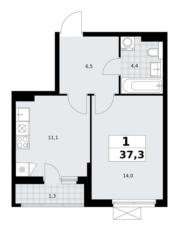 Apartment Sale, 37.3平方米 at Buninskie Kvartaly, Akademika Semyonova Street, 22, Moscow, Russia #1 Apartment Sale, 37.3平方米 at Buninskie Kvartaly, Akademika Semyonova Street, 22, Moscow, Russia #1