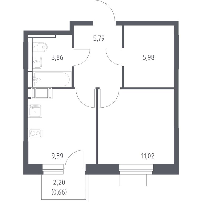Apartment Sale, 36.7平方米 at Piatnitskie Luga, Pyatnitskoye Highway, 2, derevnya Yurlovo, Solnechnogorsk City District, Moscow Region, Russia #1 Apartment Sale, 36.7平方米 at Piatnitskie Luga, Pyatnitskoye Highway, 2, derevnya Yurlovo, Solnechnogorsk City District, Moscow Region, Russia #1