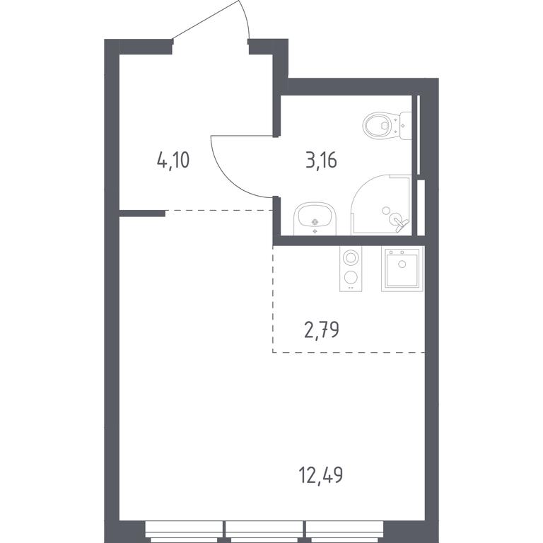 Apartment Sale, 22.54 sq. m. at Ostafevo, Ostafyevskoe Highway, 12к1, Ryazanovskoe Settlement, Moscow, Russia #1 Apartment Sale, 22.54 sq. m. at Ostafevo, Ostafyevskoe Highway, 12к1, Ryazanovskoe Settlement, Moscow, Russia #1