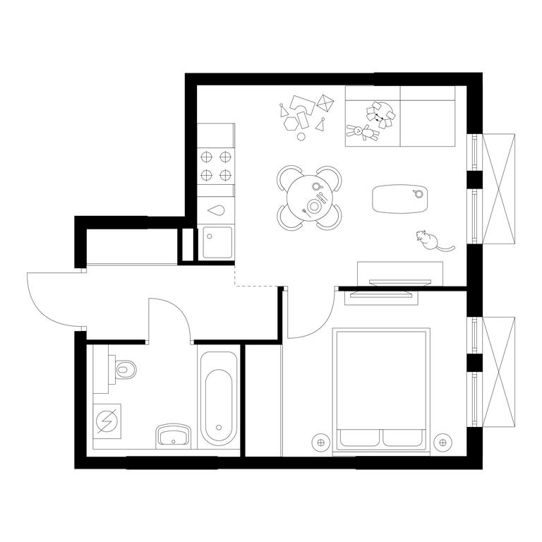 1-BD Apartment Sale, 31.8 sq. m. at Salarevo Park, Salaryevskaya Street, 8к1, Moskovskiy Settlement, Moscow, Russia #1 1-BD Apartment Sale, 31.8 sq. m. at Salarevo Park, Salaryevskaya Street, 8к1, Moskovskiy Settlement, Moscow, Russia #1