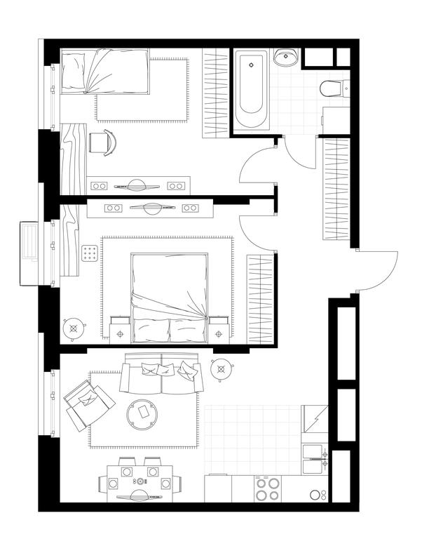 2-BD Apartment Sale, 59.8平方米 at Rezidentsii Skolkovo, Kashtanovaya ulitsa, 1, rabochiy posyolok Zarechye, Odintsovskiy City District, Moscow Region, Russia #1 2-BD Apartment Sale, 59.8平方米 at Rezidentsii Skolkovo, Kashtanovaya ulitsa, 1, rabochiy posyolok Zarechye, Odintsovskiy City District, Moscow Region, Russia #1