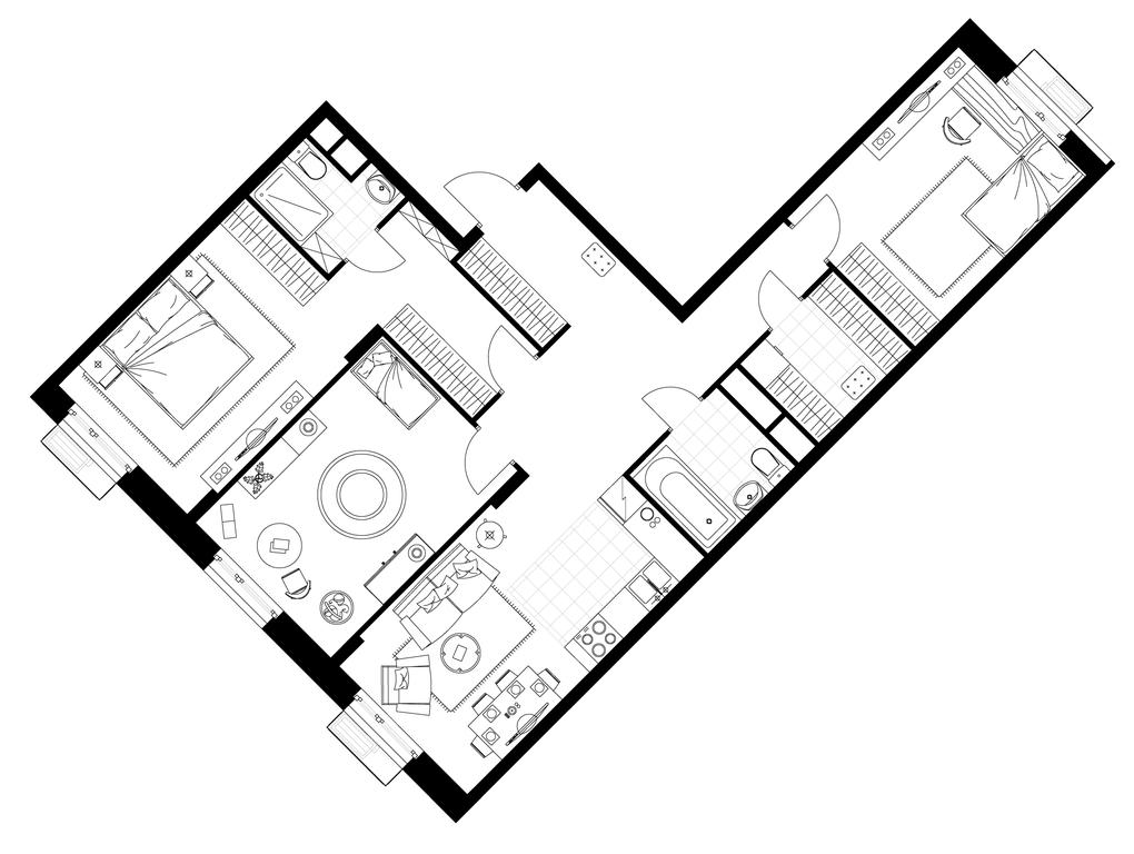 3-BD Apartment Sale, 90.6平方米 at Rezidentsii Skolkovo, Kashtanovaya ulitsa, 1, rabochiy posyolok Zarechye, Odintsovskiy City District, Moscow Region, Russia #1
