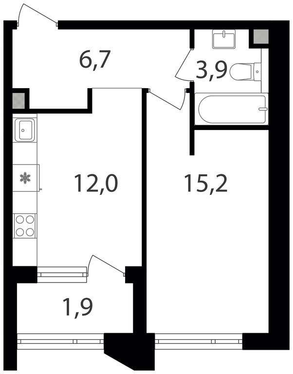 1-BD Apartment Sale, 39.7 sq. m. at Petrovskiy Park II, Stary Petrovsko-Razumovsky Drive, 1/23, Moscow, Russia #1 1-BD Apartment Sale, 39.7 sq. m. at Petrovskiy Park II, Stary Petrovsko-Razumovsky Drive, 1/23, Moscow, Russia #1