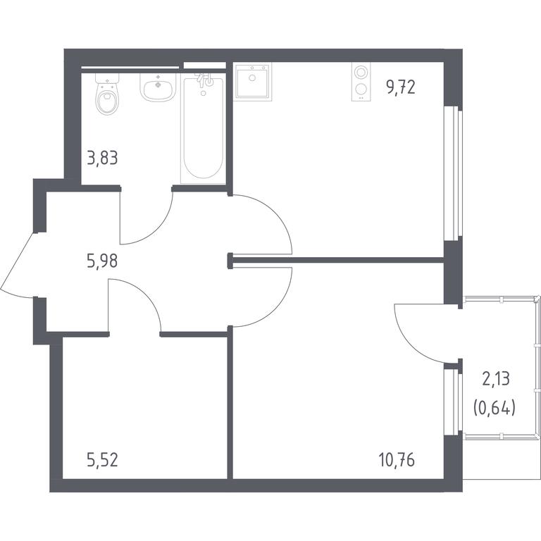 Apartment Sale, 36.45 sq. m. at Ostafevo, Ostafyevskoe Highway, 12к1, Ryazanovskoe Settlement, Moscow, Russia #1 Apartment Sale, 36.45 sq. m. at Ostafevo, Ostafyevskoe Highway, 12к1, Ryazanovskoe Settlement, Moscow, Russia #1