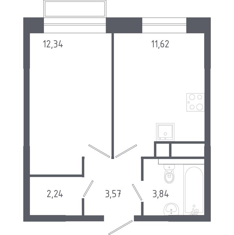 Apartment Sale, 33.61 sq. m. at Novograd Pavlino, Kosinskoye shosse, 2, Novoye Pavlino Microdistrict, Balashikha, Moscow Region, Russia #1 Apartment Sale, 33.61 sq. m. at Novograd Pavlino, Kosinskoye shosse, 2, Novoye Pavlino Microdistrict, Balashikha, Moscow Region, Russia #1