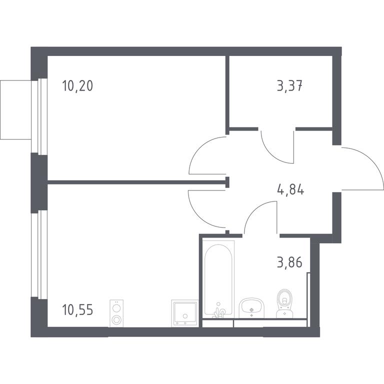 Apartment Sale, 32.82 sq. m. at Mytishchi Park, Silikatnaya ulitsa, 41к3, Mytischi, Moscow Region, Russia #1 Apartment Sale, 32.82 sq. m. at Mytishchi Park, Silikatnaya ulitsa, 41к3, Mytischi, Moscow Region, Russia #1
