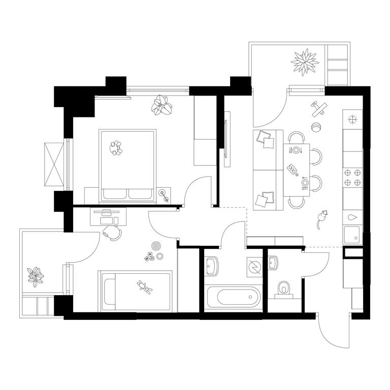 2-BD Apartment Sale, 50.1 sq. m. at Zelionyi Park, 687-y proyezd, 15с2, Zelenograd, Moscow, Russia #1 2-BD Apartment Sale, 50.1 sq. m. at Zelionyi Park, 687-y proyezd, 15с2, Zelenograd, Moscow, Russia #1