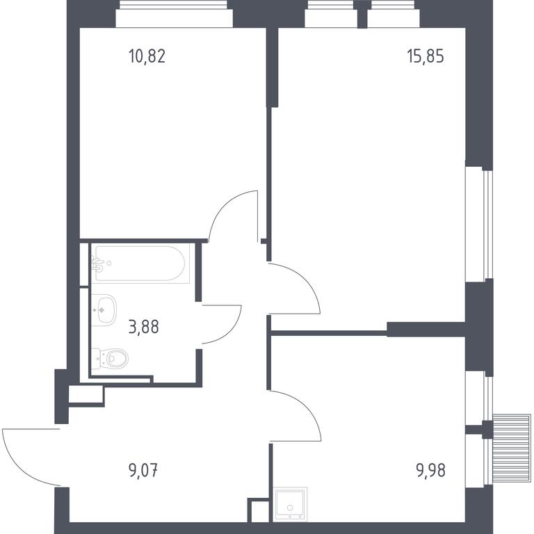 1-BD Apartment Sale, 49.6 sq. m. at Bolshoe Putilkovo, Prostornaya ulitsa, 1, Putilkovo Village, Krasnogorsk City District, Moscow Region, Russia #1 1-BD Apartment Sale, 49.6 sq. m. at Bolshoe Putilkovo, Prostornaya ulitsa, 1, Putilkovo Village, Krasnogorsk City District, Moscow Region, Russia #1