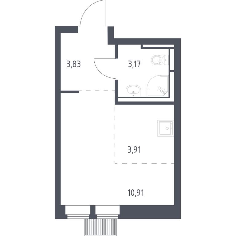 Apartment Sale, 21.82 sq. m. at Bolshoe Putilkovo, Prostornaya ulitsa, 1, Putilkovo Village, Krasnogorsk City District, Moscow Region, Russia #1 Apartment Sale, 21.82 sq. m. at Bolshoe Putilkovo, Prostornaya ulitsa, 1, Putilkovo Village, Krasnogorsk City District, Moscow Region, Russia #1