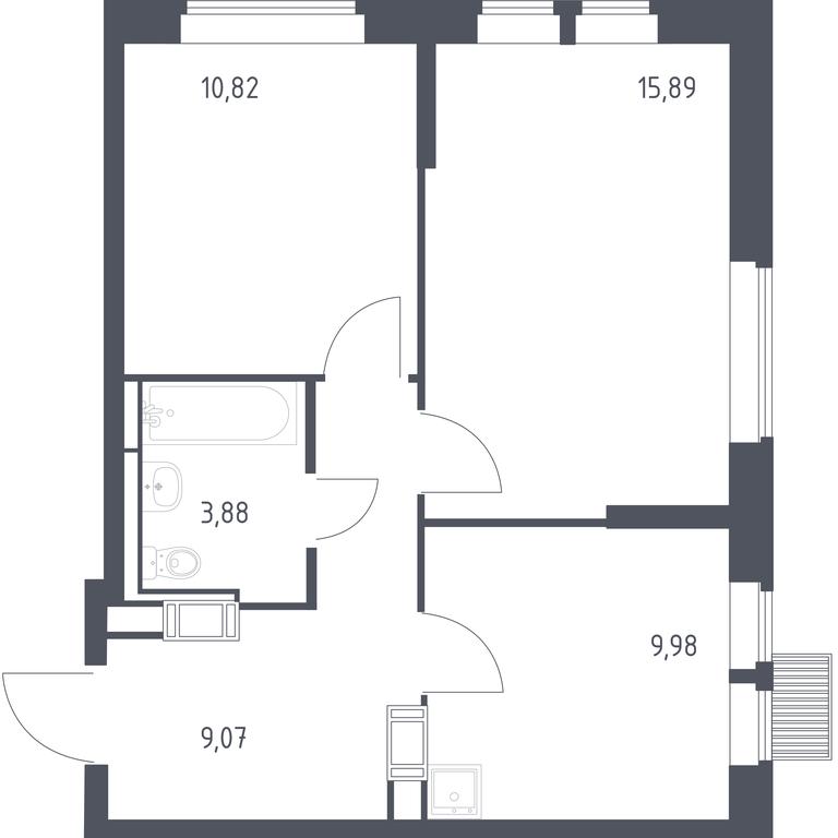 1-BD Apartment Sale, 49.64 sq. m. at Bolshoe Putilkovo, Prostornaya ulitsa, 1, Putilkovo Village, Krasnogorsk City District, Moscow Region, Russia #1 1-BD Apartment Sale, 49.64 sq. m. at Bolshoe Putilkovo, Prostornaya ulitsa, 1, Putilkovo Village, Krasnogorsk City District, Moscow Region, Russia #1