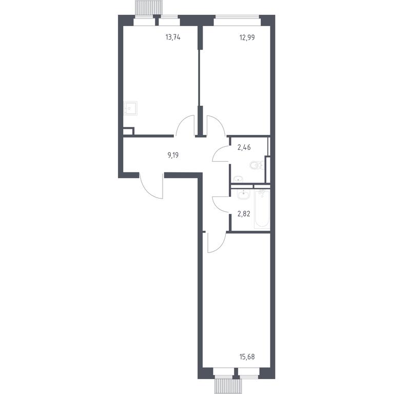1-BD Apartment Sale, 56.88 sq. m. at Bolshoe Putilkovo, Prostornaya ulitsa, 1, Putilkovo Village, Krasnogorsk City District, Moscow Region, Russia #1 1-BD Apartment Sale, 56.88 sq. m. at Bolshoe Putilkovo, Prostornaya ulitsa, 1, Putilkovo Village, Krasnogorsk City District, Moscow Region, Russia #1