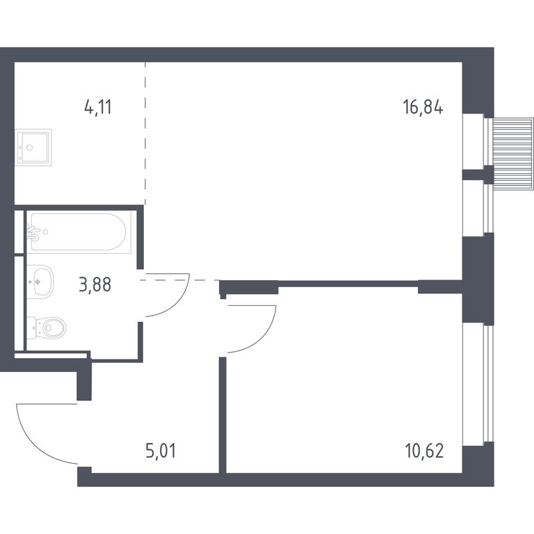 Apartment Sale, 40.46平方米 at Bolshoe Putilkovo, Prostornaya ulitsa, 1, Putilkovo Village, Krasnogorsk City District, Moscow Region, Russia #1 Apartment Sale, 40.46平方米 at Bolshoe Putilkovo, Prostornaya ulitsa, 1, Putilkovo Village, Krasnogorsk City District, Moscow Region, Russia #1