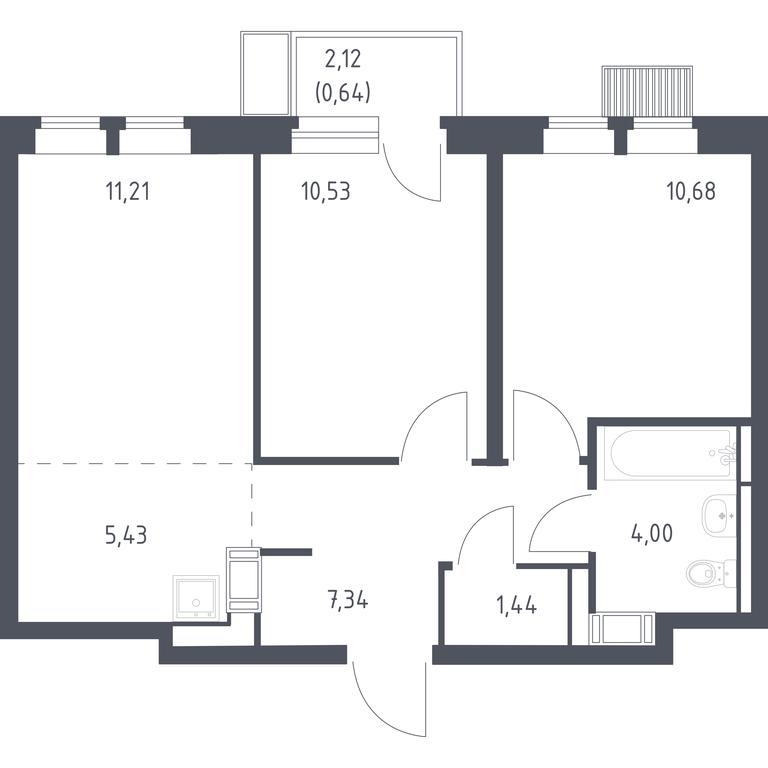 1-BD Apartment Sale, 51.27 sq. m. at Bolshoe Putilkovo, Prostornaya ulitsa, 1, Putilkovo Village, Krasnogorsk City District, Moscow Region, Russia #1 1-BD Apartment Sale, 51.27 sq. m. at Bolshoe Putilkovo, Prostornaya ulitsa, 1, Putilkovo Village, Krasnogorsk City District, Moscow Region, Russia #1