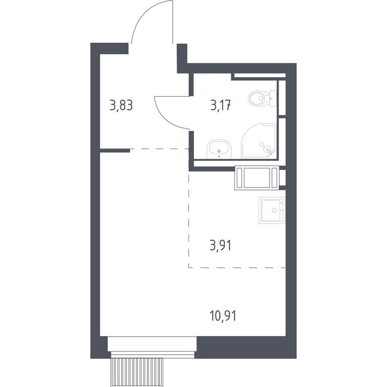 Apartment Sale, 21.82 sq. m. at Bolshoe Putilkovo, Prostornaya ulitsa, 1, Putilkovo Village, Krasnogorsk City District, Moscow Region, Russia #1 Apartment Sale, 21.82 sq. m. at Bolshoe Putilkovo, Prostornaya ulitsa, 1, Putilkovo Village, Krasnogorsk City District, Moscow Region, Russia #1