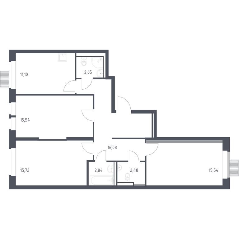 2-BD Apartment Sale, 81.95 sq. m. at Bolshoe Putilkovo, Prostornaya ulitsa, 1, Putilkovo Village, Krasnogorsk City District, Moscow Region, Russia #1 2-BD Apartment Sale, 81.95 sq. m. at Bolshoe Putilkovo, Prostornaya ulitsa, 1, Putilkovo Village, Krasnogorsk City District, Moscow Region, Russia #1