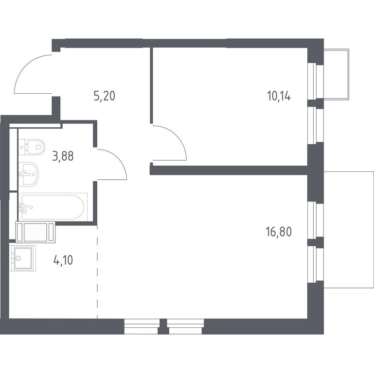 Apartment Sale, 40.12 sq. m. at Bolshoe Putilkovo, Prostornaya ulitsa, 1, Putilkovo Village, Krasnogorsk City District, Moscow Region, Russia #1 Apartment Sale, 40.12 sq. m. at Bolshoe Putilkovo, Prostornaya ulitsa, 1, Putilkovo Village, Krasnogorsk City District, Moscow Region, Russia #1