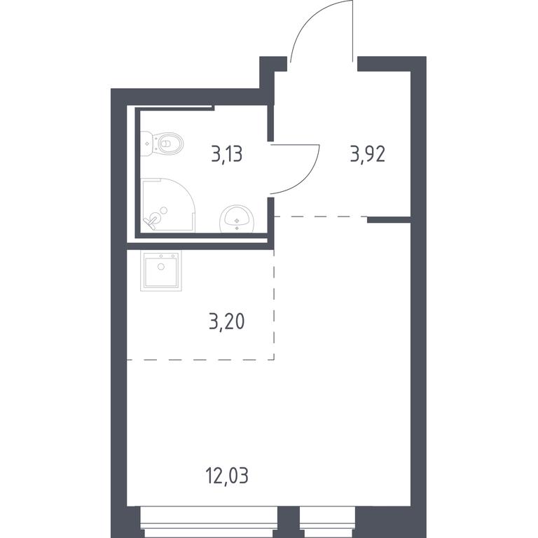 Apartment Sale, 22.28 sq. m. at Rublevskiy Kvartal, Laykovo Green Quarter, zhiloy kompleks Gorod-sobytiye Laykovo, selo Laykovo, Odintsovskiy City District, Moscow Region, Russia #1 Apartment Sale, 22.28 sq. m. at Rublevskiy Kvartal, Laykovo Green Quarter, zhiloy kompleks Gorod-sobytiye Laykovo, selo Laykovo, Odintsovskiy City District, Moscow Region, Russia #1