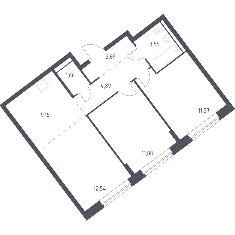 1-BD Apartment Sale, 57.74 sq. m. at Rublevskiy Kvartal, Laykovo Green Quarter, zhiloy kompleks Gorod-sobytiye Laykovo, selo Laykovo, Odintsovskiy City District, Moscow Region, Russia #1 1-BD Apartment Sale, 57.74 sq. m. at Rublevskiy Kvartal, Laykovo Green Quarter, zhiloy kompleks Gorod-sobytiye Laykovo, selo Laykovo, Odintsovskiy City District, Moscow Region, Russia #1