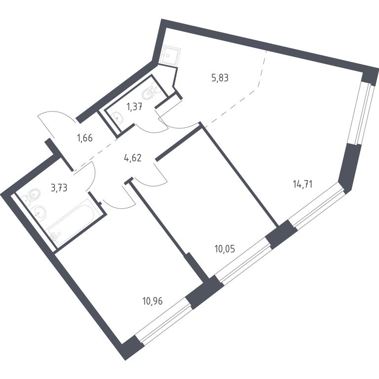 1-BD Apartment Sale, 52.93 sq. m. at Rublevskiy Kvartal, Laykovo Green Quarter, zhiloy kompleks Gorod-sobytiye Laykovo, selo Laykovo, Odintsovskiy City District, Moscow Region, Russia #1 1-BD Apartment Sale, 52.93 sq. m. at Rublevskiy Kvartal, Laykovo Green Quarter, zhiloy kompleks Gorod-sobytiye Laykovo, selo Laykovo, Odintsovskiy City District, Moscow Region, Russia #1