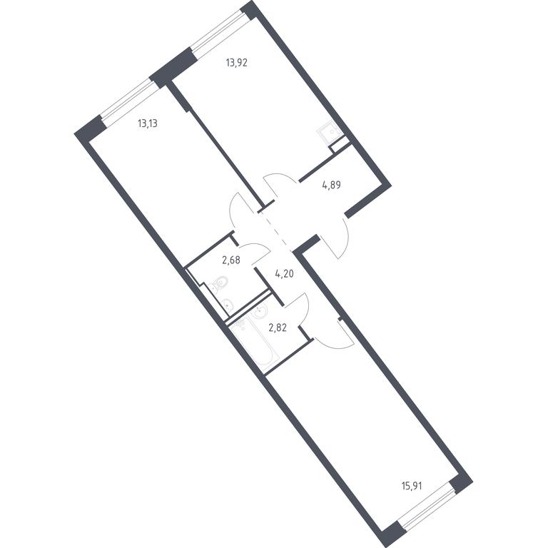 1-BD Apartment Sale, 57.55 sq. m. at Rublevskiy Kvartal, Laykovo Green Quarter, zhiloy kompleks Gorod-sobytiye Laykovo, selo Laykovo, Odintsovskiy City District, Moscow Region, Russia #1 1-BD Apartment Sale, 57.55 sq. m. at Rublevskiy Kvartal, Laykovo Green Quarter, zhiloy kompleks Gorod-sobytiye Laykovo, selo Laykovo, Odintsovskiy City District, Moscow Region, Russia #1