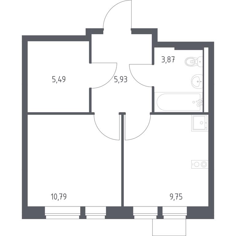 Apartment Sale, 35.83平方米 at Kvartal Aviatorov, ulitsa Koldunova, Aviatorov Microdistrict, Balashikha, Moscow Region, Russia #1 Apartment Sale, 35.83平方米 at Kvartal Aviatorov, ulitsa Koldunova, Aviatorov Microdistrict, Balashikha, Moscow Region, Russia #1