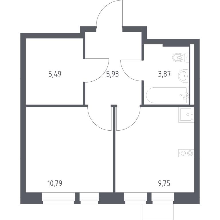 Apartment Sale, 35.83平方米 at Kvartal Aviatorov, ulitsa Koldunova, Aviatorov Microdistrict, Balashikha, Moscow Region, Russia #2 Apartment Sale, 35.83平方米 at Kvartal Aviatorov, ulitsa Koldunova, Aviatorov Microdistrict, Balashikha, Moscow Region, Russia #2
