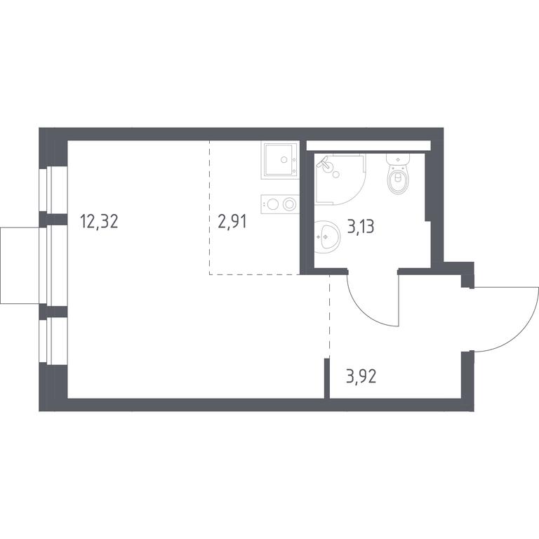 Apartment Sale, 22.28平方米 at Kvartal Aviatorov, ulitsa Koldunova, Aviatorov Microdistrict, Balashikha, Moscow Region, Russia #2 Apartment Sale, 22.28平方米 at Kvartal Aviatorov, ulitsa Koldunova, Aviatorov Microdistrict, Balashikha, Moscow Region, Russia #2