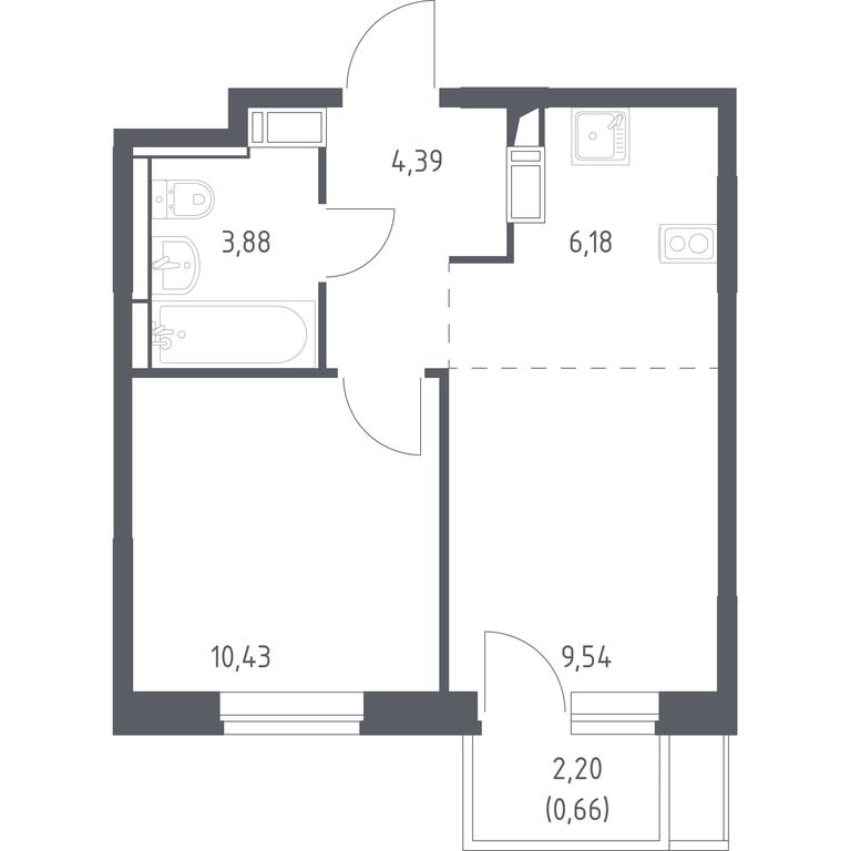 Apartment Sale, 35.08平方米 at Piatnitskie Luga, Pyatnitskoye Highway, 2, derevnya Yurlovo, Solnechnogorsk City District, Moscow Region, Russia #1 Apartment Sale, 35.08平方米 at Piatnitskie Luga, Pyatnitskoye Highway, 2, derevnya Yurlovo, Solnechnogorsk City District, Moscow Region, Russia #1