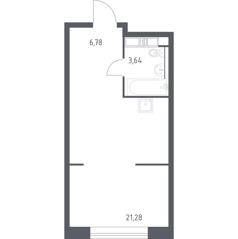Apartment Sale, 31.7平方米 at MirrorZdanie, Oktyabrskaya Street, 98, Moscow, Russia #1 Apartment Sale, 31.7平方米 at MirrorZdanie, Oktyabrskaya Street, 98, Moscow, Russia #1
