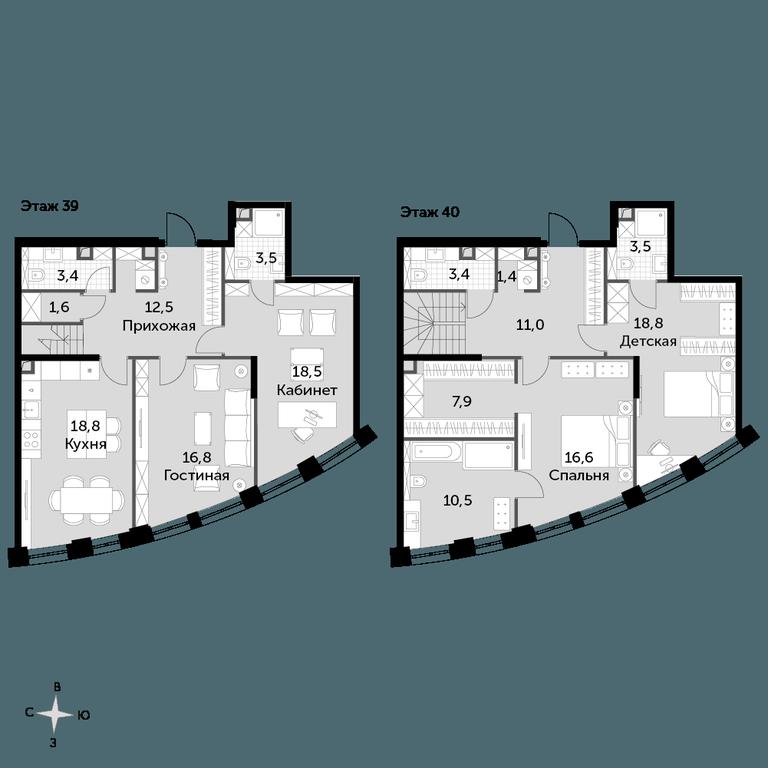 4-BD Apartment Sale, 148平方米 at Sydney City, Shenogina Street, 2, Moscow, Russia #1 4-BD Apartment Sale, 148平方米 at Sydney City, Shenogina Street, 2, Moscow, Russia #1