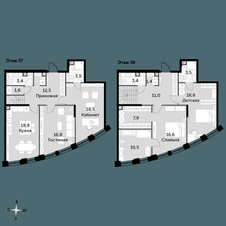 4-BD Apartment Sale, 148平方米 at Sydney City, Shenogina Street, 2, Moscow, Russia #1 4-BD Apartment Sale, 148平方米 at Sydney City, Shenogina Street, 2, Moscow, Russia #1