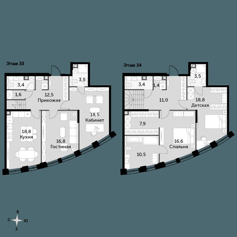 4-BD Apartment Sale, 148 sq. m. at Sydney City, Shenogina Street, 2, Moscow, Russia #1 4-BD Apartment Sale, 148 sq. m. at Sydney City, Shenogina Street, 2, Moscow, Russia #1