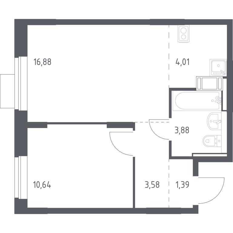 Apartment Sale, 40.38平方米 at Piatnitskie Luga, Pyatnitskoye Highway, 2, derevnya Yurlovo, Solnechnogorsk City District, Moscow Region, Russia #1 Apartment Sale, 40.38平方米 at Piatnitskie Luga, Pyatnitskoye Highway, 2, derevnya Yurlovo, Solnechnogorsk City District, Moscow Region, Russia #1