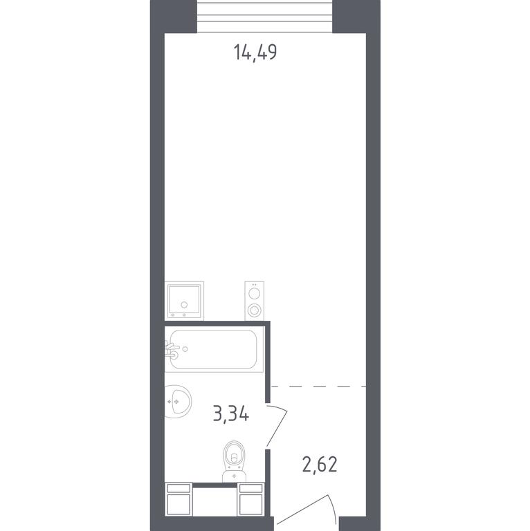 Apartment Sale, 20.45平方米 at Perets, Pyatnitskoye Highway, 58, Moscow, Russia #1 Apartment Sale, 20.45平方米 at Perets, Pyatnitskoye Highway, 58, Moscow, Russia #1