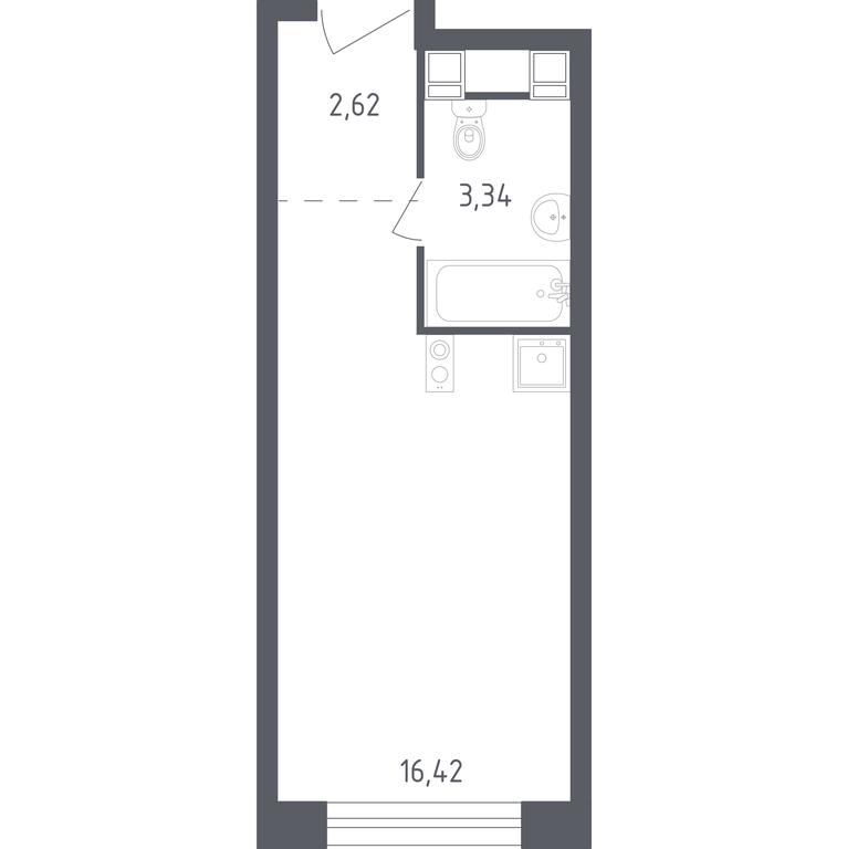 Apartment Sale, 22.38 sq. m. at Perets, Pyatnitskoye Highway, 58, Moscow, Russia #1