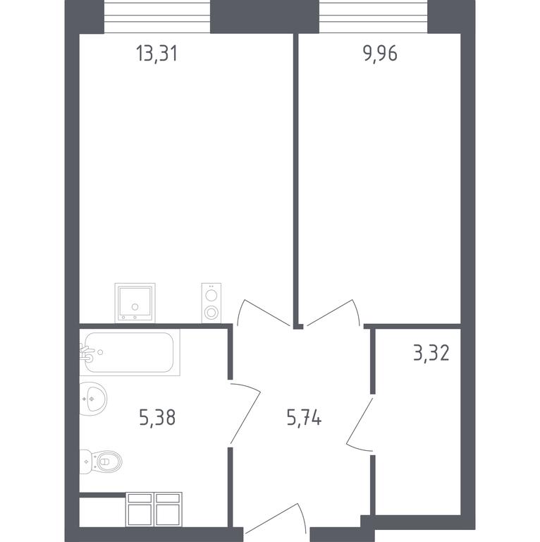 Apartment Sale, 37.71 sq. m. at Perets, Pyatnitskoye Highway, 58, Moscow, Russia #1