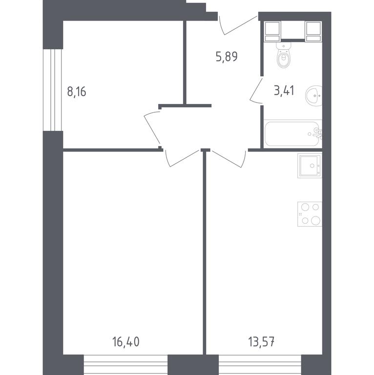 1-BD Apartment Sale, 47.43 sq. m. at Perets, Pyatnitskoye Highway, 58, Moscow, Russia #1 1-BD Apartment Sale, 47.43 sq. m. at Perets, Pyatnitskoye Highway, 58, Moscow, Russia #1