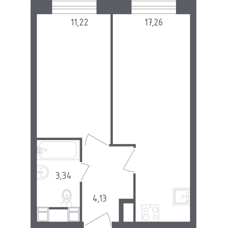 Продажа квартиры, 36,02 м² в ЖК «Перец», Пятницкое шоссе, 58, Москва, Россия #1 Продажа квартиры, 36,02 м² в ЖК «Перец», Пятницкое шоссе, 58, Москва, Россия #1