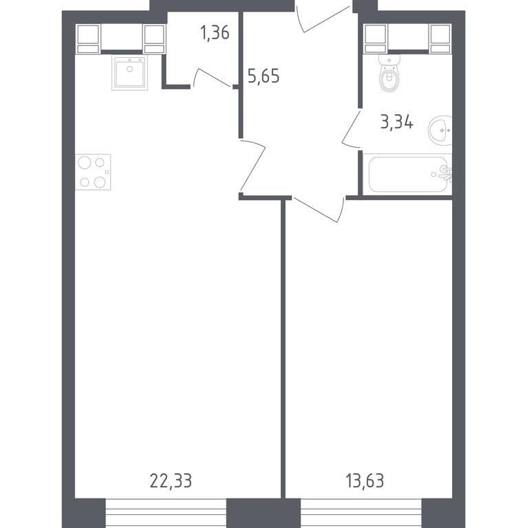 Apartment Sale, 46.31 sq. m. at Perets, Pyatnitskoye Highway, 58, Moscow, Russia #1 Apartment Sale, 46.31 sq. m. at Perets, Pyatnitskoye Highway, 58, Moscow, Russia #1