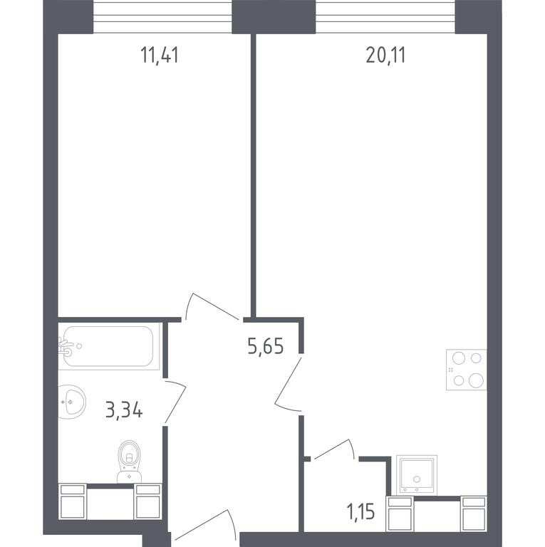 Apartment Sale, 41.66平方米 at Perets, Pyatnitskoye Highway, 58, Moscow, Russia #1 Apartment Sale, 41.66平方米 at Perets, Pyatnitskoye Highway, 58, Moscow, Russia #1