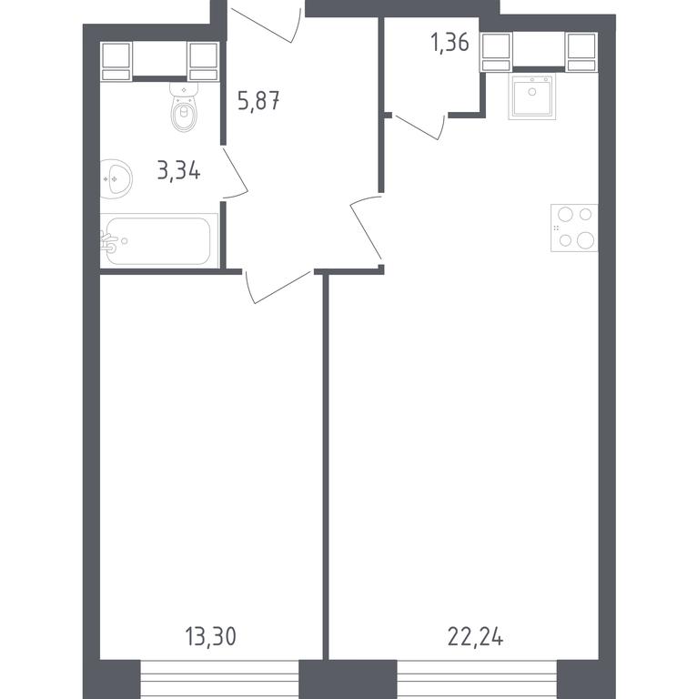Apartment Sale, 46.11 sq. m. at Perets, Pyatnitskoye Highway, 58, Moscow, Russia #1 Apartment Sale, 46.11 sq. m. at Perets, Pyatnitskoye Highway, 58, Moscow, Russia #1