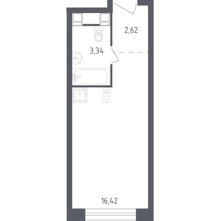 Apartment Sale, 22.38 sq. m. at Perets, Pyatnitskoye Highway, 58, Moscow, Russia #1
