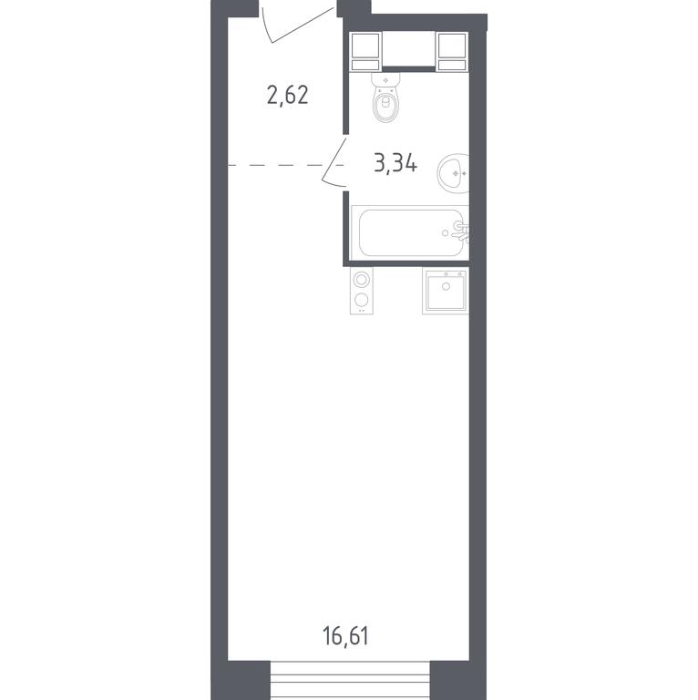 Apartment Sale, 22.57平方米 at Perets, Pyatnitskoye Highway, 58, Moscow, Russia #1 Apartment Sale, 22.57平方米 at Perets, Pyatnitskoye Highway, 58, Moscow, Russia #1