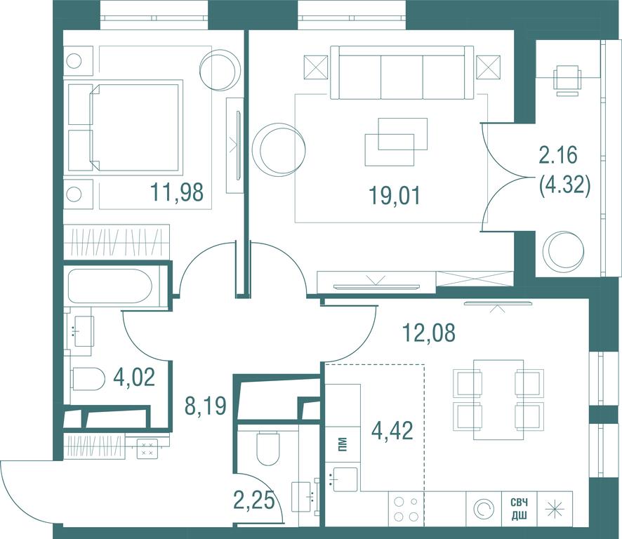 3-BD Apartment Sale, 64.11平方米 at Odinburg, Severnaya Street, 11, Odintsovo, Moscow Region, Russia #1 3-BD Apartment Sale, 64.11平方米 at Odinburg, Severnaya Street, 11, Odintsovo, Moscow Region, Russia #1