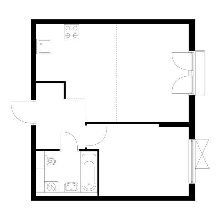 1-BD Apartment Sale, 41.4 sq. m. at Ilinskie Luga, Zapovednaya Street, 1, posyolok Ilyinskoye-Usovo, Krasnogorsk City District, Moscow Region, Russia #1 1-BD Apartment Sale, 41.4 sq. m. at Ilinskie Luga, Zapovednaya Street, 1, posyolok Ilyinskoye-Usovo, Krasnogorsk City District, Moscow Region, Russia #1