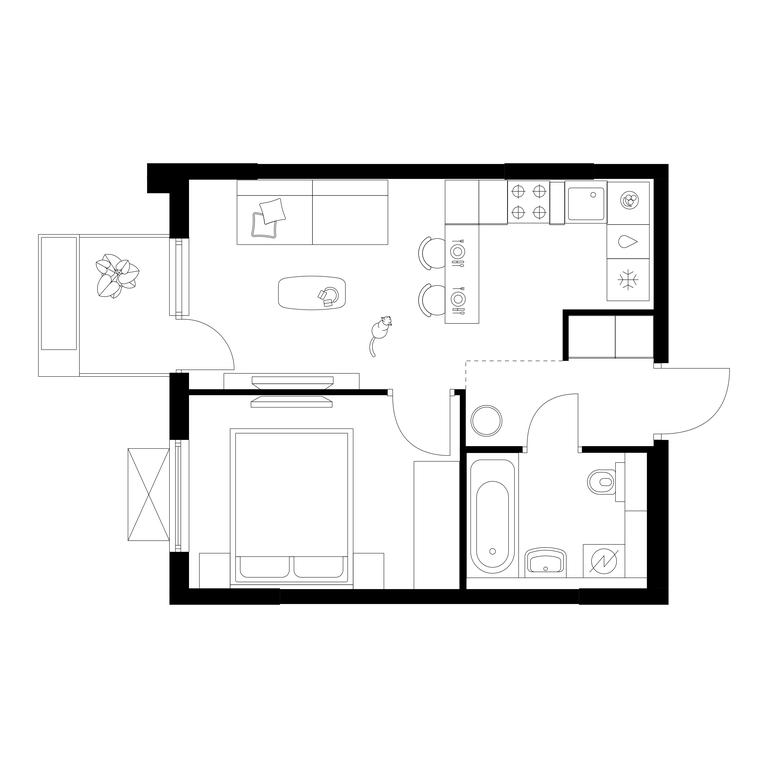 1-BD Apartment Sale, 32.8 sq. m. at Zelionyi Park, 687-y proyezd, 15с2, Zelenograd, Moscow, Russia #1 1-BD Apartment Sale, 32.8 sq. m. at Zelionyi Park, 687-y proyezd, 15с2, Zelenograd, Moscow, Russia #1