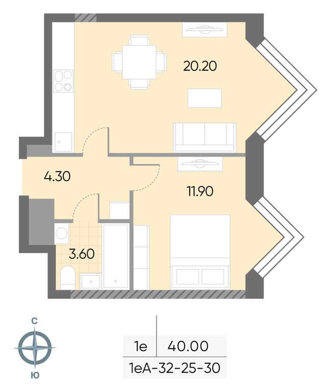 1-BD Apartment Sale, 40 sq. m. at Wave, Borisovskye Prudy Street, 1Б, Moscow, Russia #1 1-BD Apartment Sale, 40 sq. m. at Wave, Borisovskye Prudy Street, 1Б, Moscow, Russia #1