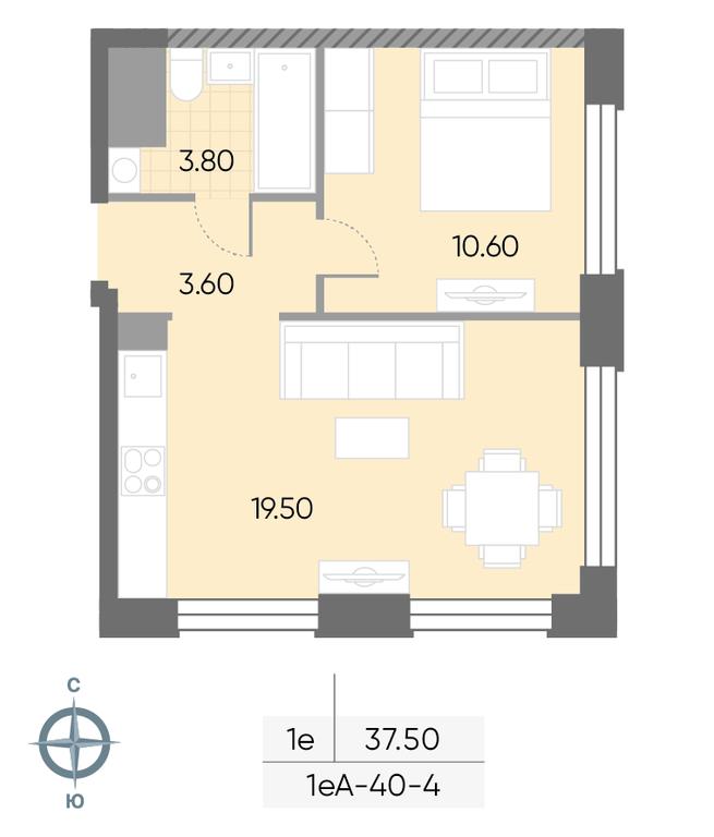 1-BD Apartment Sale, 37.5 sq. m. at Wave, Borisovskye Prudy Street, 1Б, Moscow, Russia #2 1-BD Apartment Sale, 37.5 sq. m. at Wave, Borisovskye Prudy Street, 1Б, Moscow, Russia #2