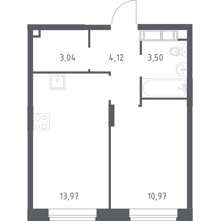 Apartment Sale, 36 sq. m. at Novograd Pavlino, Kosinskoye shosse, 2, Novoye Pavlino Microdistrict, Balashikha, Moscow Region, Russia #1 Apartment Sale, 36 sq. m. at Novograd Pavlino, Kosinskoye shosse, 2, Novoye Pavlino Microdistrict, Balashikha, Moscow Region, Russia #1